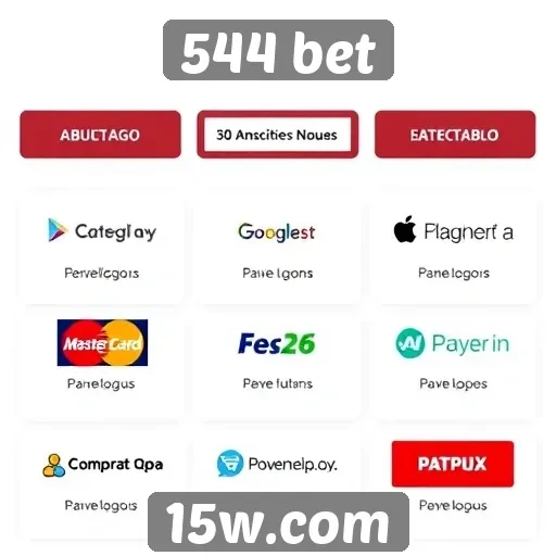 Métodos de pagamento disponíveis no 544 bet